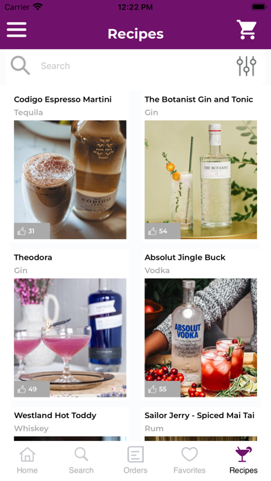 Grapes & Grains Wine & Spirits Screenshot