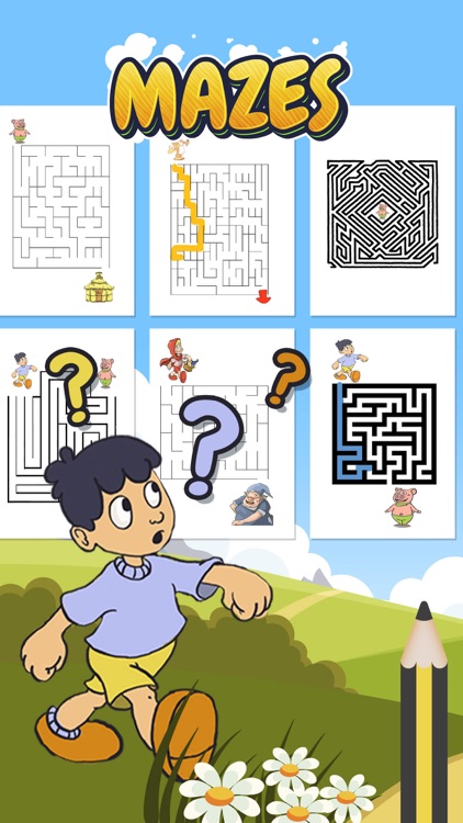Classic mazes for logic games