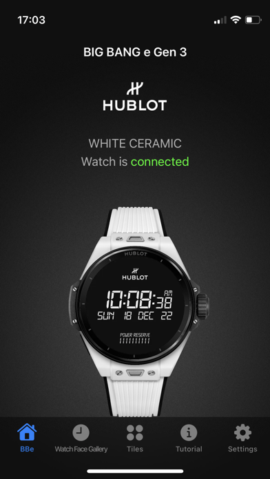 Hublot Big Bang e Gen3 Screenshot
