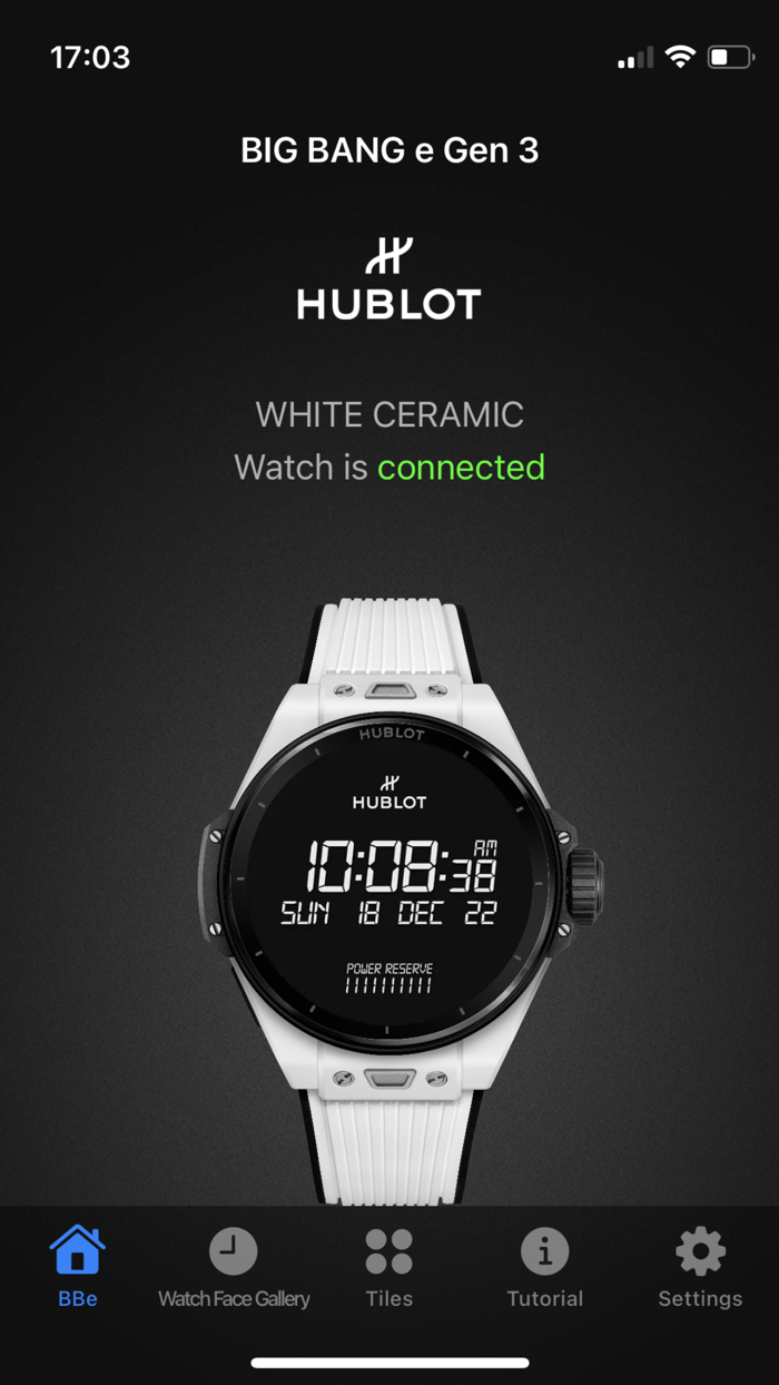 Hublot Big Bang e Gen3