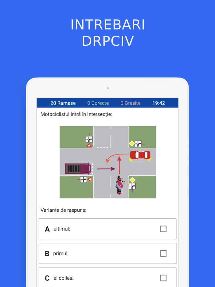 Chestionare auto A A1 A2 AM