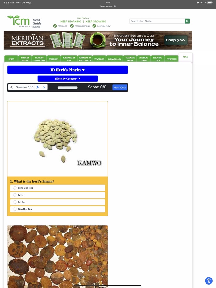 Kamwo TCM Herb Guide