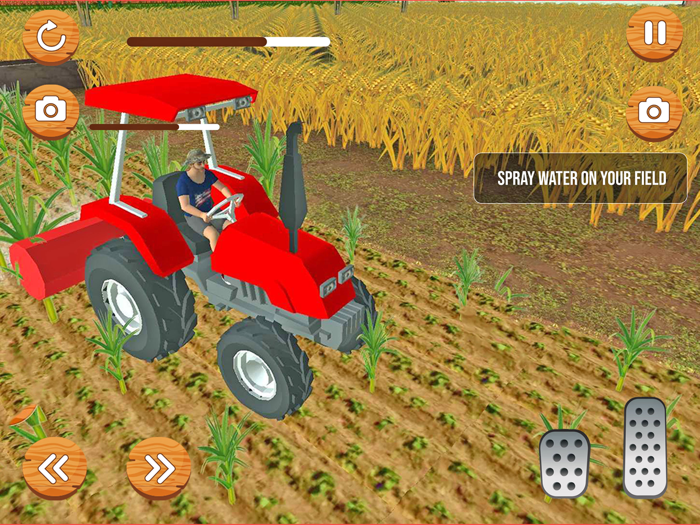 Grow Farming Tractor Games 3D