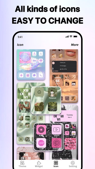 Widgets Kit Icon Wallpaper App Screenshot