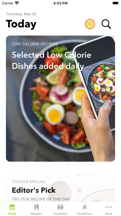 Low Calorie Recipe Book Screenshot