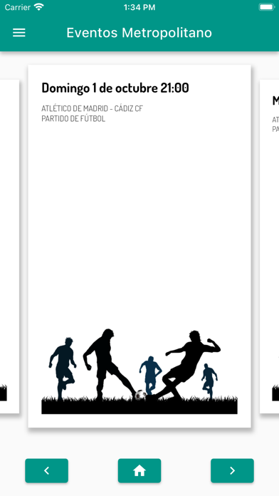 Eventos Metropolitano Screenshot