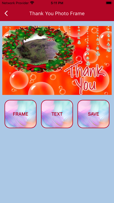 Thank You Photo Frame Screenshot