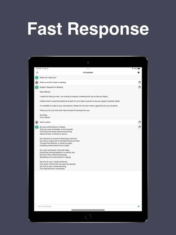Screenshot #5 pour AI Chatbot, AI Chat Assistant
