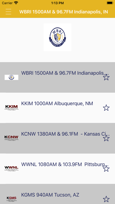 WBRI 1500AM & 96.7FM Radio Screenshot