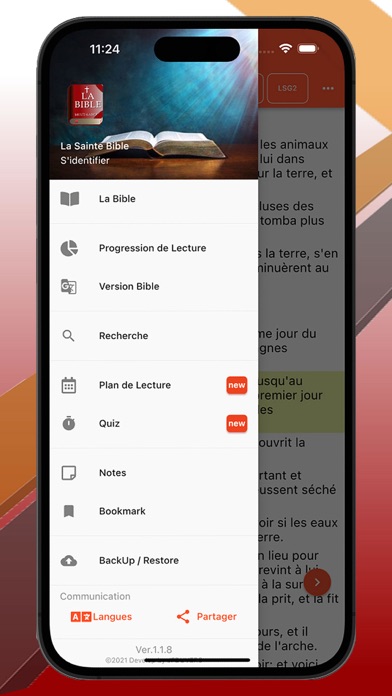 La Sainte Bible Multilangue Screenshot