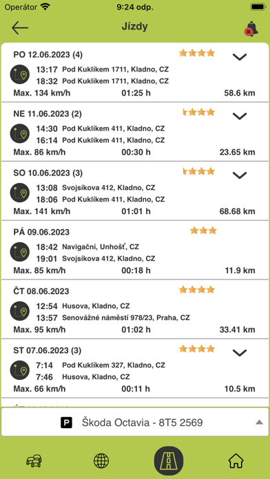 GPSdohled track! Screenshot