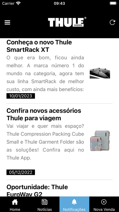 Thule Group Brasil Screenshot
