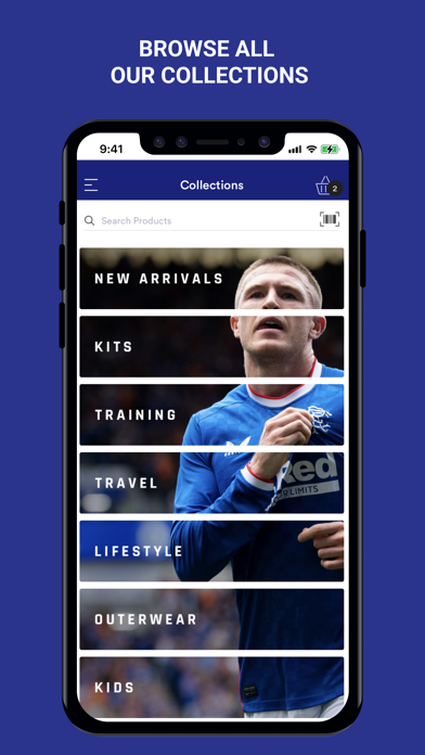 Rangers Store Screenshot