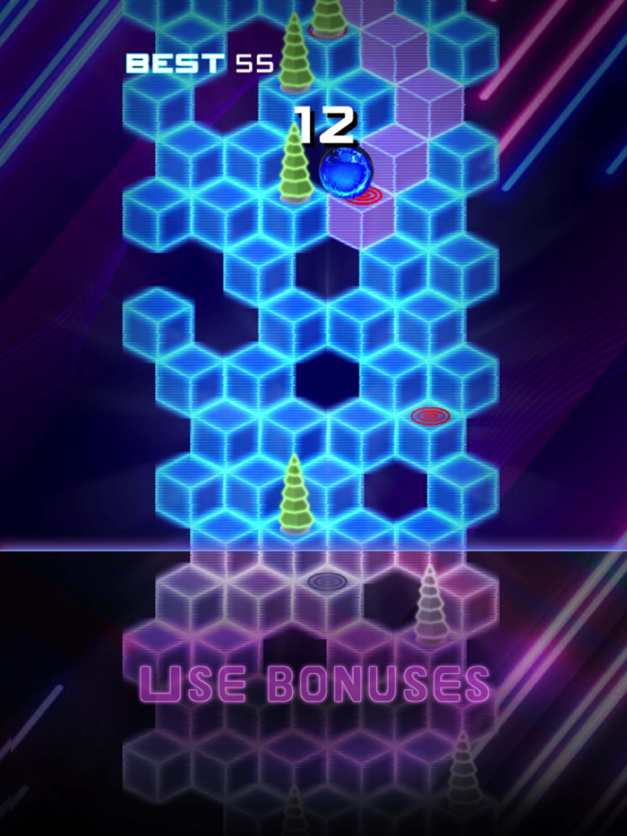 Ball Runner Neon Jump