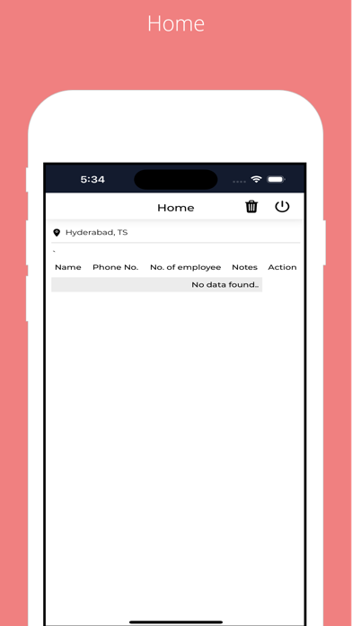 CheckMeIn Admin Screenshot