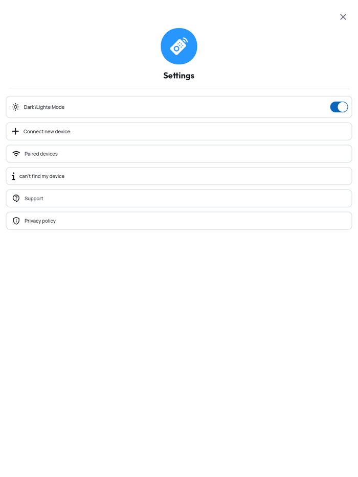 Remote for Air Conditioner