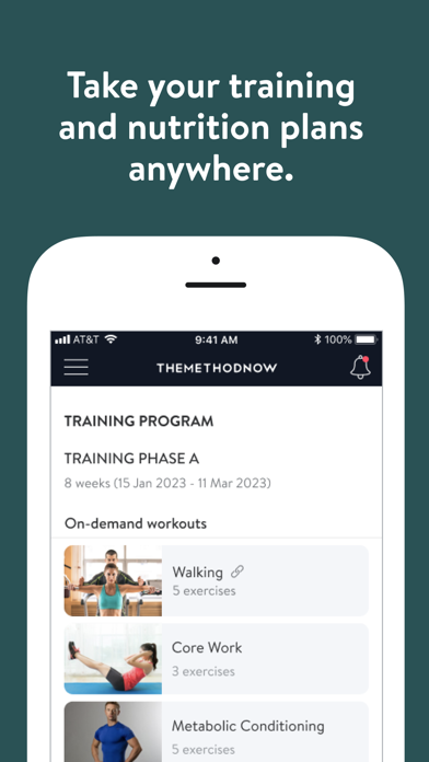 The Method Now Nutrition Screenshot