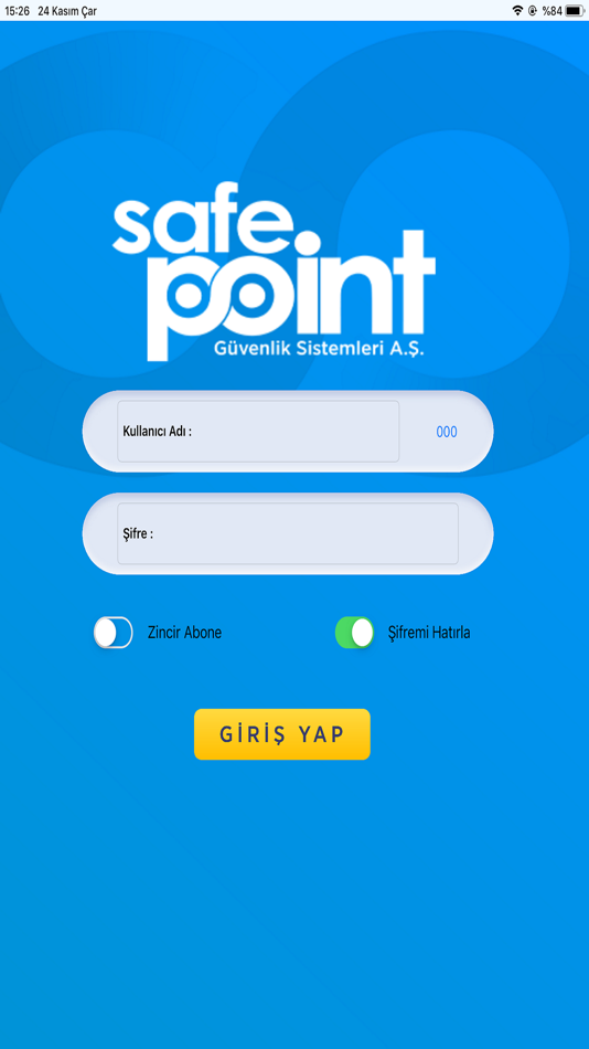 #1. Safe.Point (iOS) Podle: SAFEPOINT GUVENLIK SISTEMLERI ANONIM SIRKETI