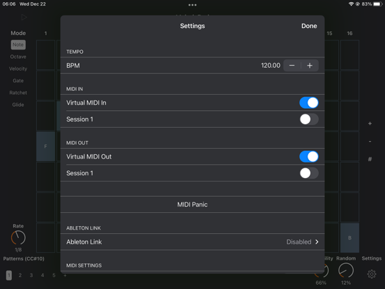 MelodyBud Generative Sequencer iPad app afbeelding 9