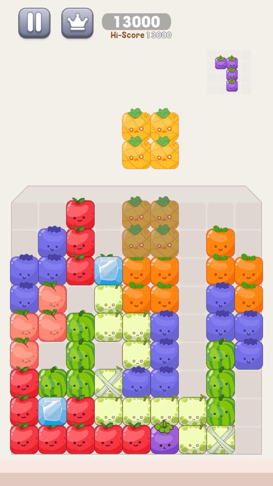 #4. Drop Fruit - Block Puzzle Mix (iOS) 由: Son Phung Hong