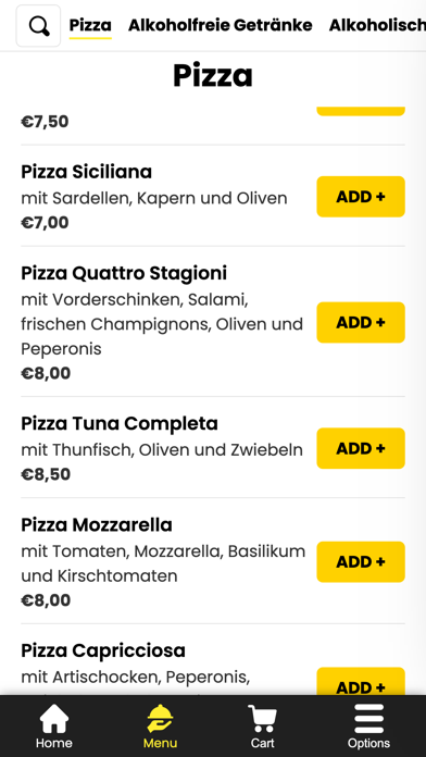 Uno Pizzeria Ismaning Screenshot