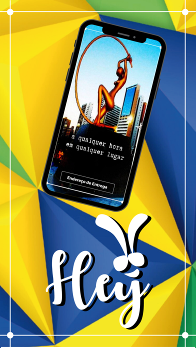 Heybrasil Food Delivery app Screenshot