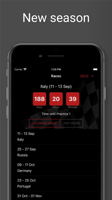 Formula Calendar 2024 Screenshot