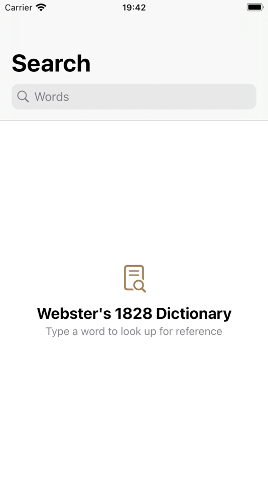 Webster's 1828 Dictionary - 1.0 - (macOS)
