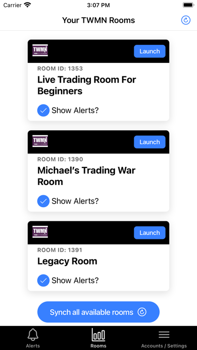 TWMN Mobile Screenshot