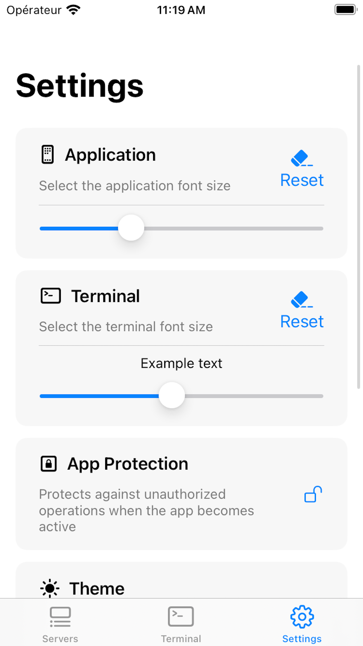 Terminal# screenshot 5