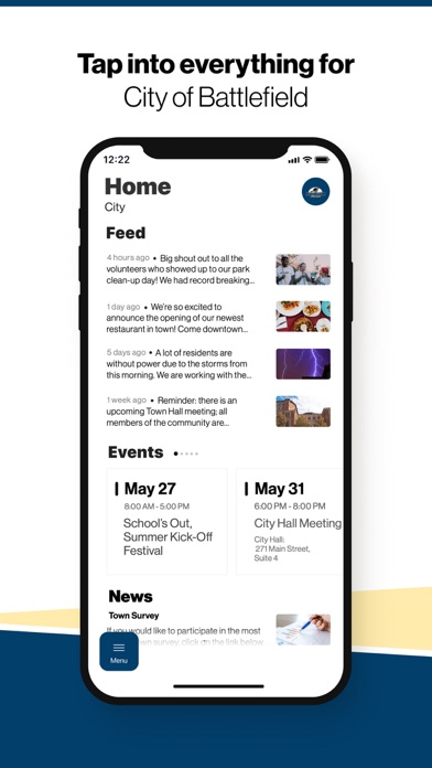 Screenshot 1 of City of Battlefield App