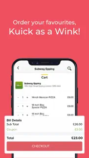 How to cancel & delete kuick - order food online 4