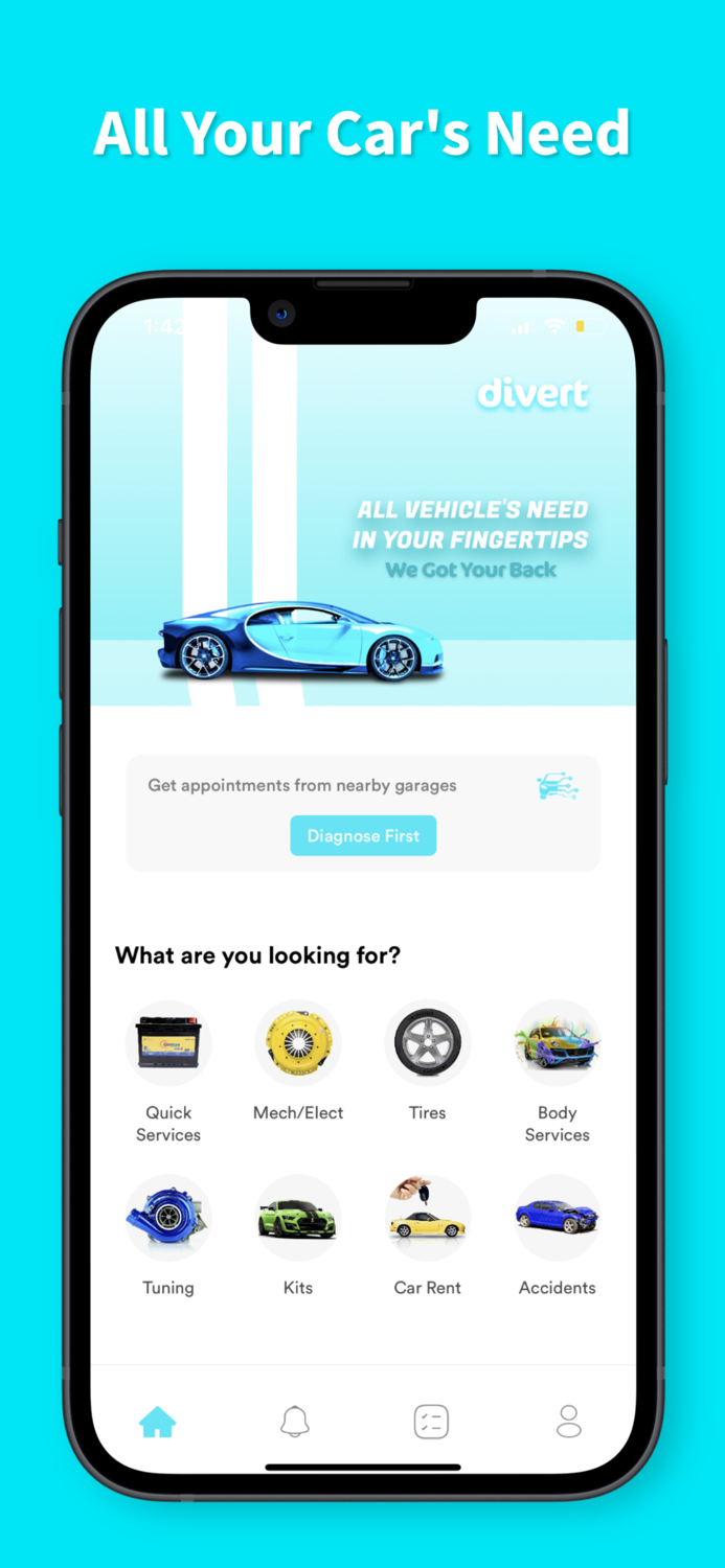 Divert-Vehicles’ Online Portal