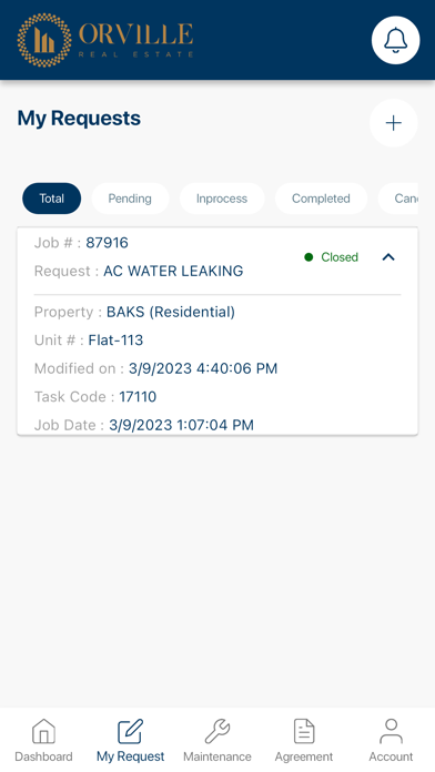 Orville Tenant Screenshot