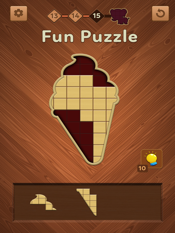 Screenshot #6 pour Jigsaw Wood Block