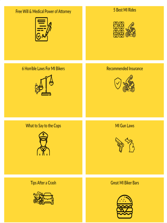 Jason The Motorcycle Lawyer iPad screenshot 2 - Reference app