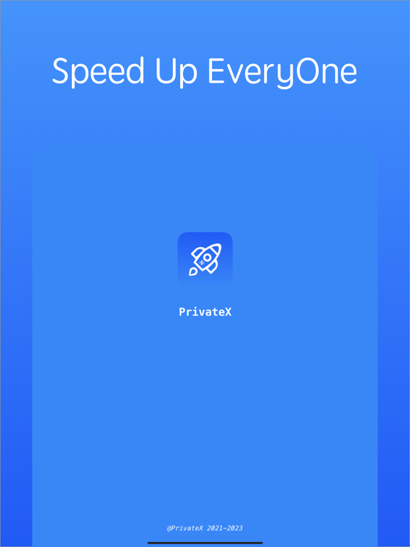 PrivateX-Faster N Accelerator iPad screenshot 1 - Utilities app