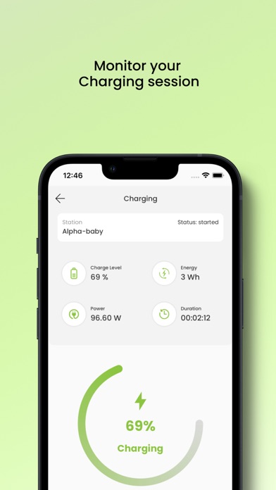 EVOK Charging Screenshot