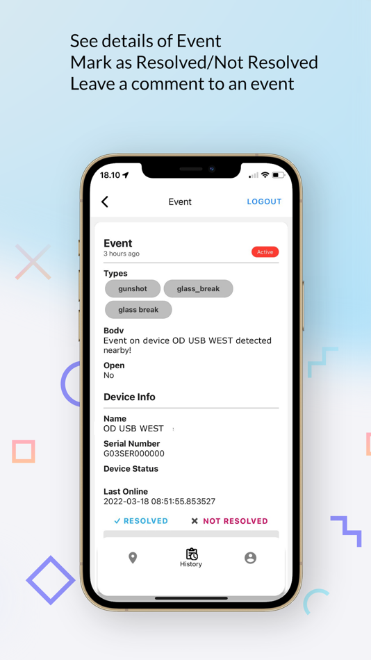 #5. OCCDEC Client (iOS) Podle: LineSpotting AB