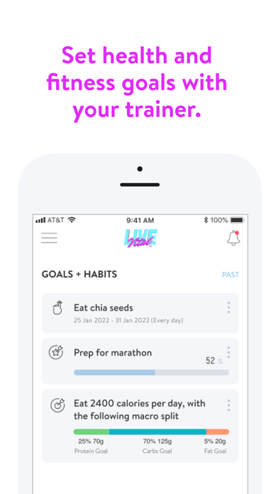 Live Vital Rx Accountability Screenshot