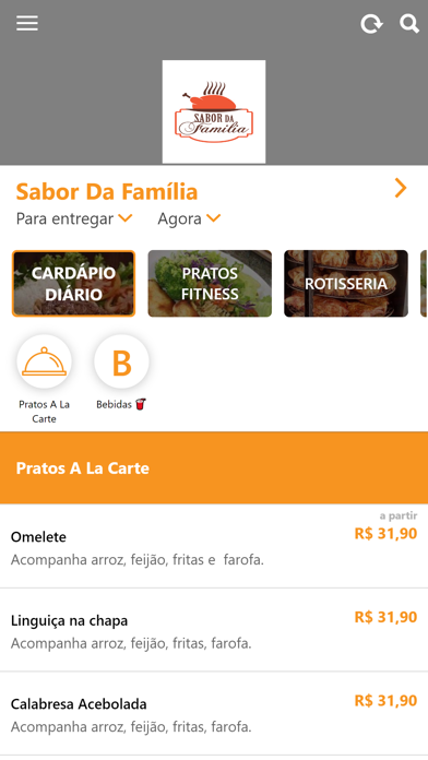 Sabor da Família Screenshot