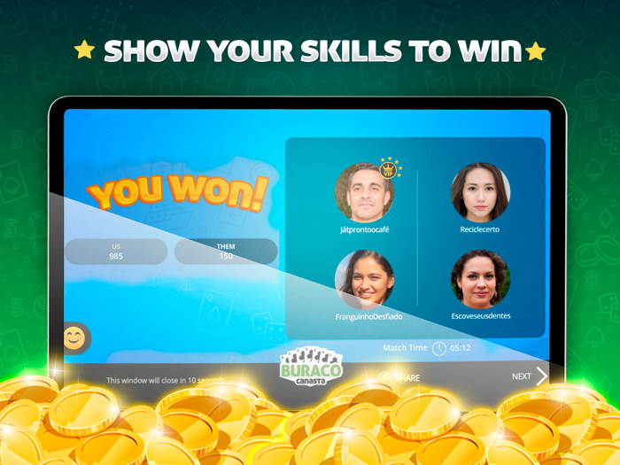 Buraco MegaJogos Cartas