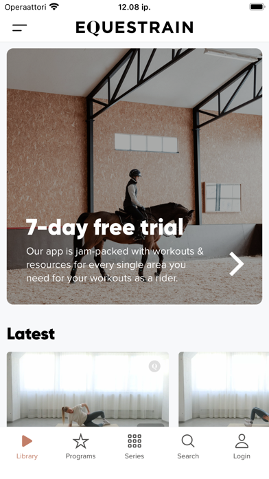 Equestrain App Screenshot