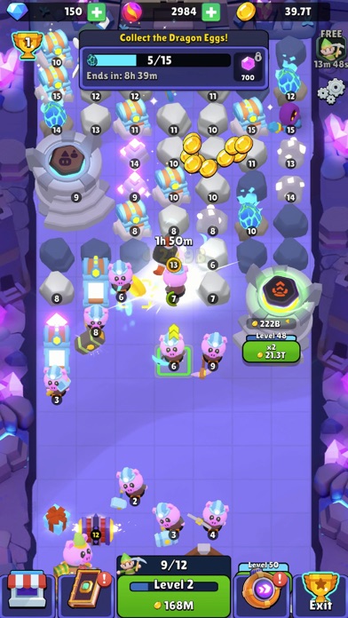 Gold and Heroes - Idle Dig Screenshot