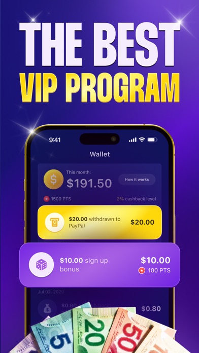 Casino VIP: Real money rewards Screenshot