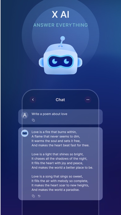 X AI - xAI Chatbot Assistant Screenshot
