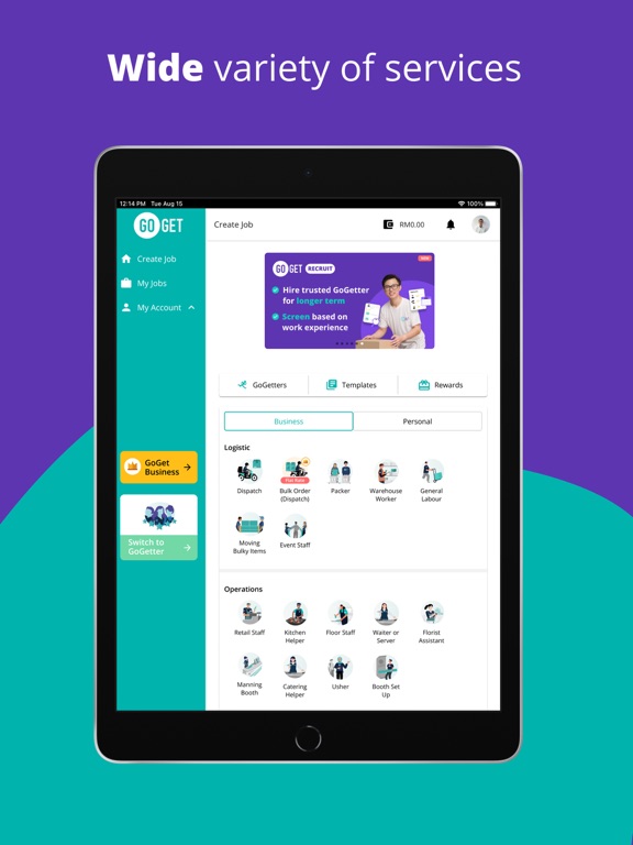 Screenshot #4 pour GoGet: Hire on demand
