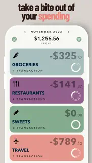envelope budget app - foodie iphone screenshot 1