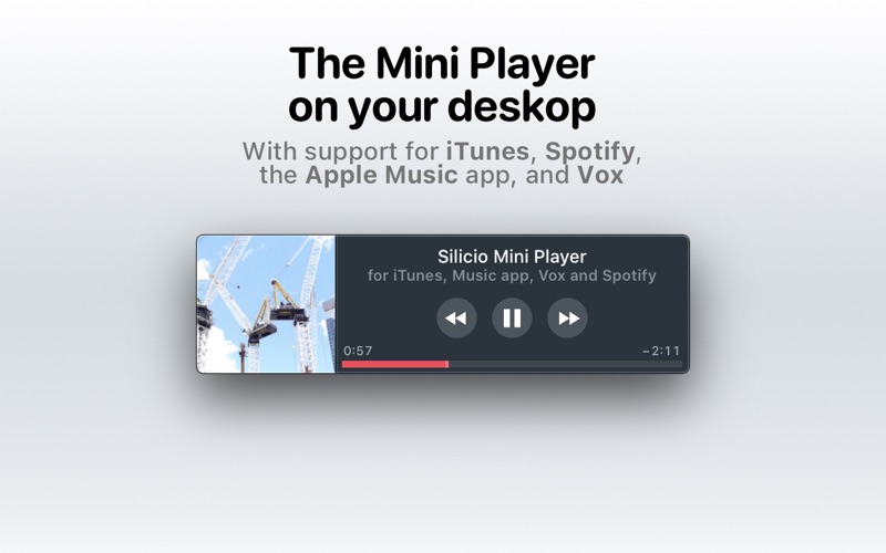 Screenshot #1 pour Silicio Mini Player