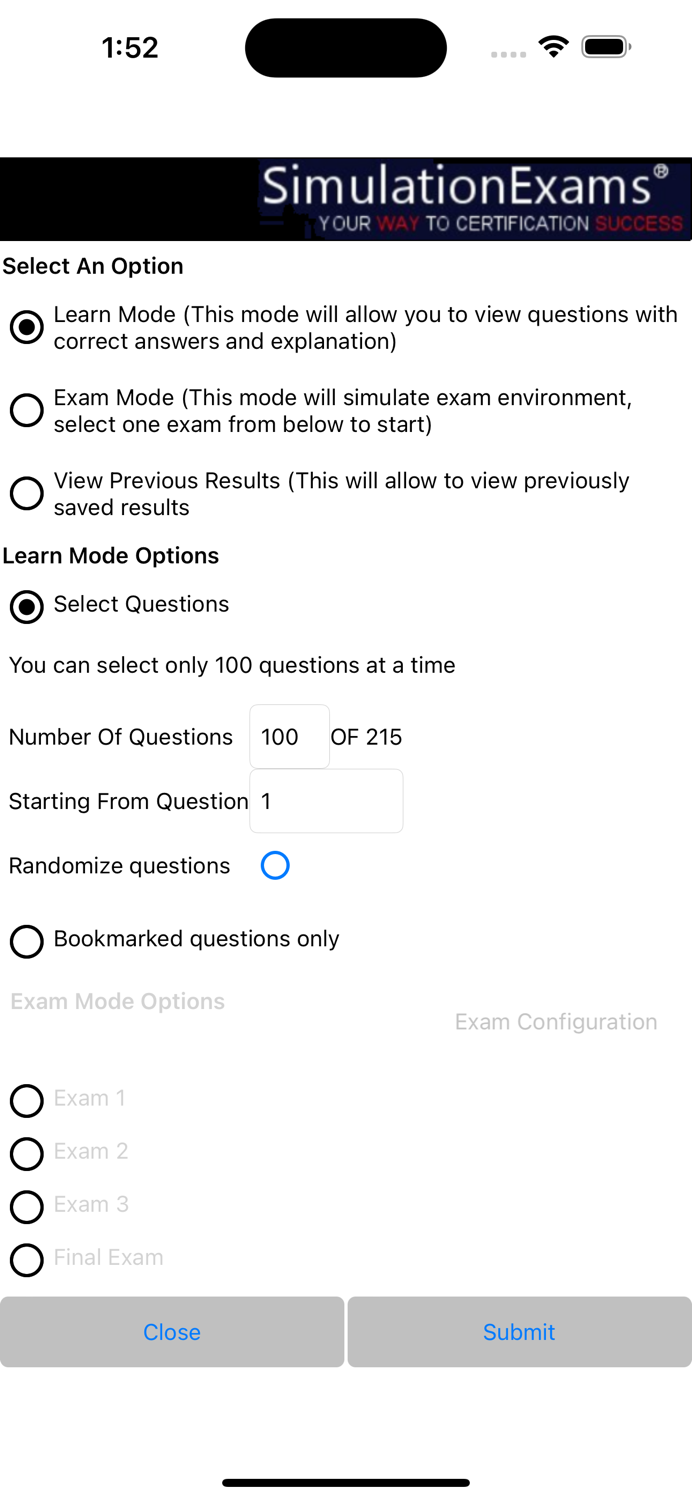 Sim-Ex ExamSim CCST Networking